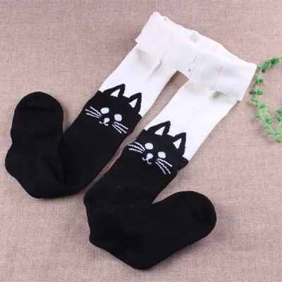 Cotton Splicing Dance Socks Children's Fake High Stockings