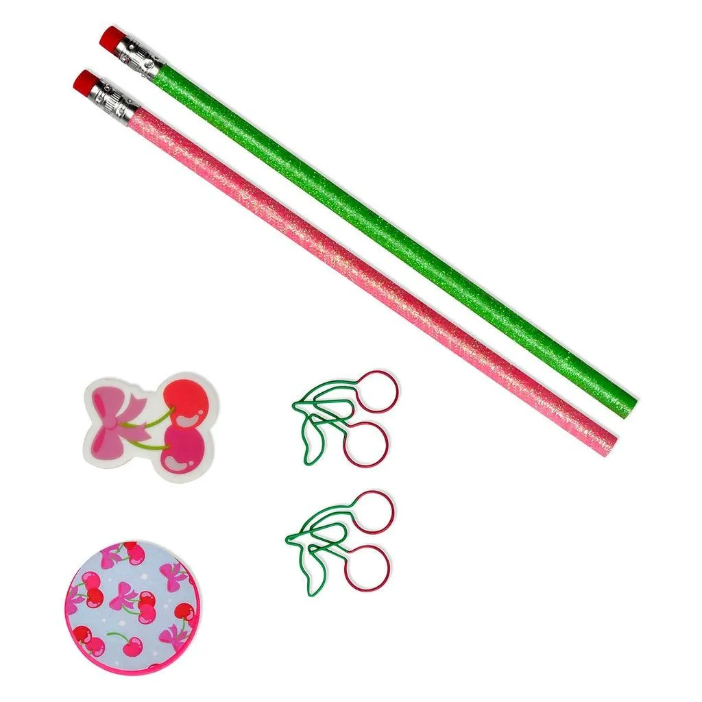 Creative Stationery | Cheerful Cherries Stationery Set | IScream