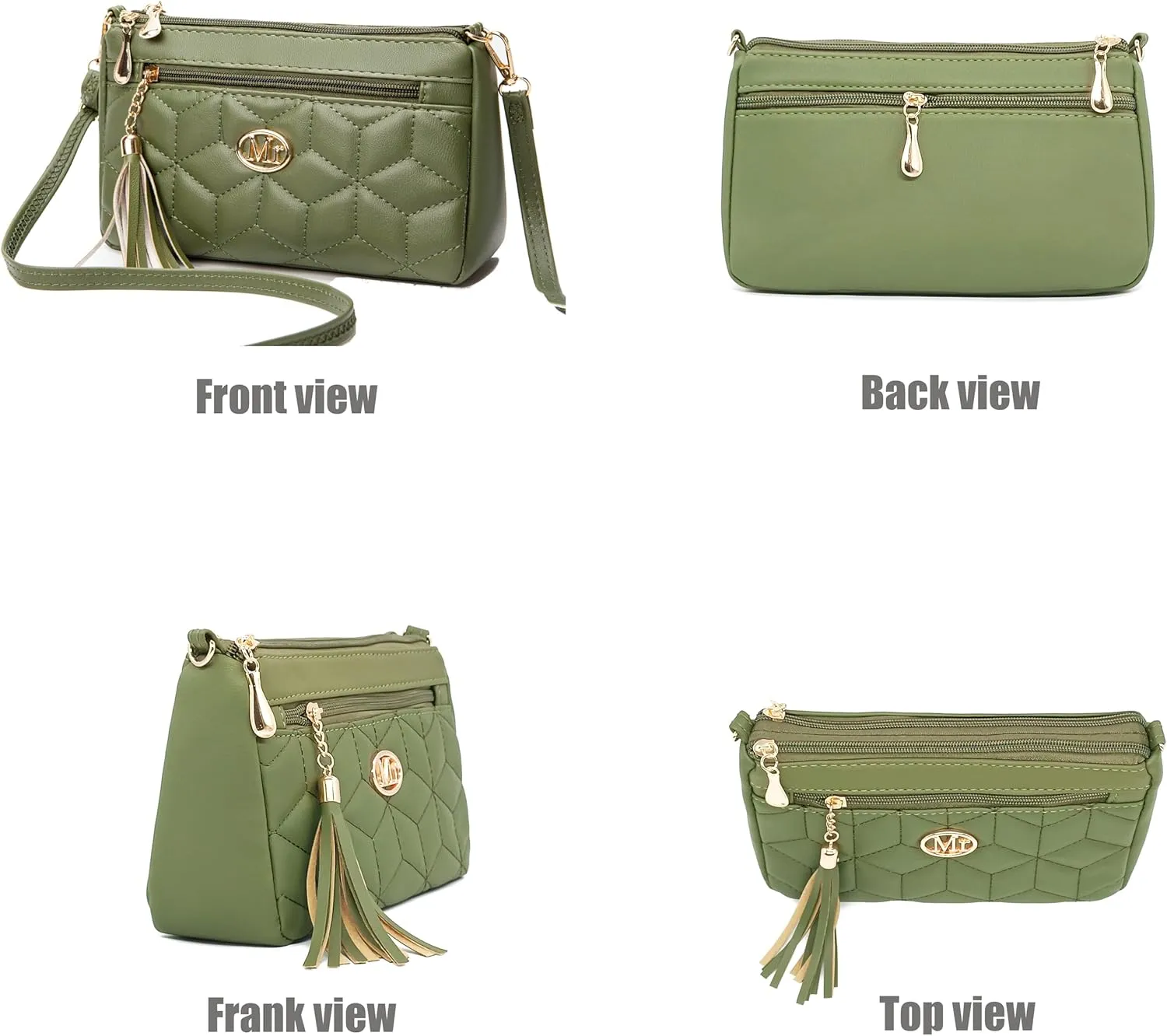 Cross Body Shoulder Purse for Women Ladies Purses and Handbags Crossbody Bags for Women with Tassel Zipper