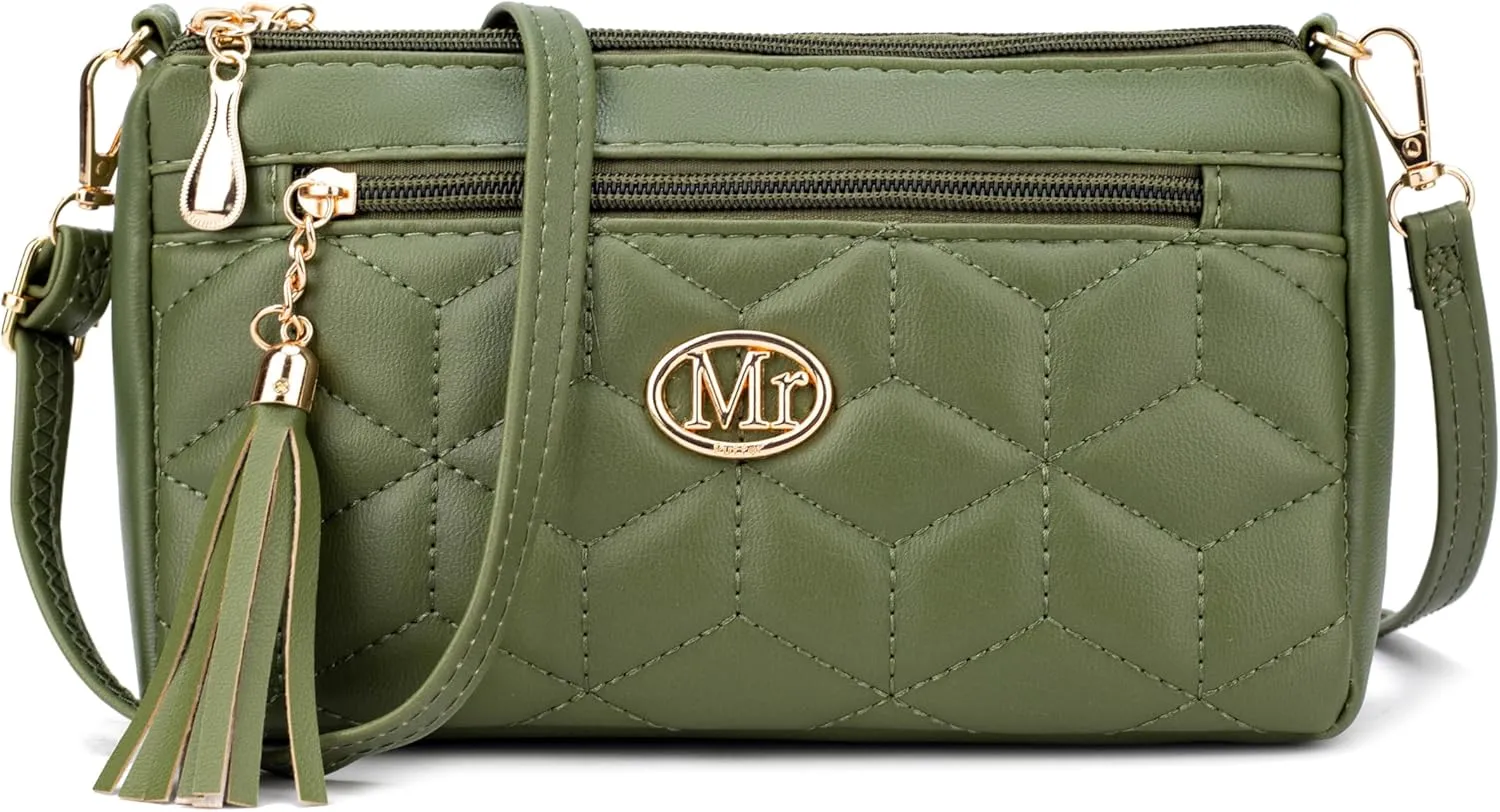 Cross Body Shoulder Purse for Women Ladies Purses and Handbags Crossbody Bags for Women with Tassel Zipper