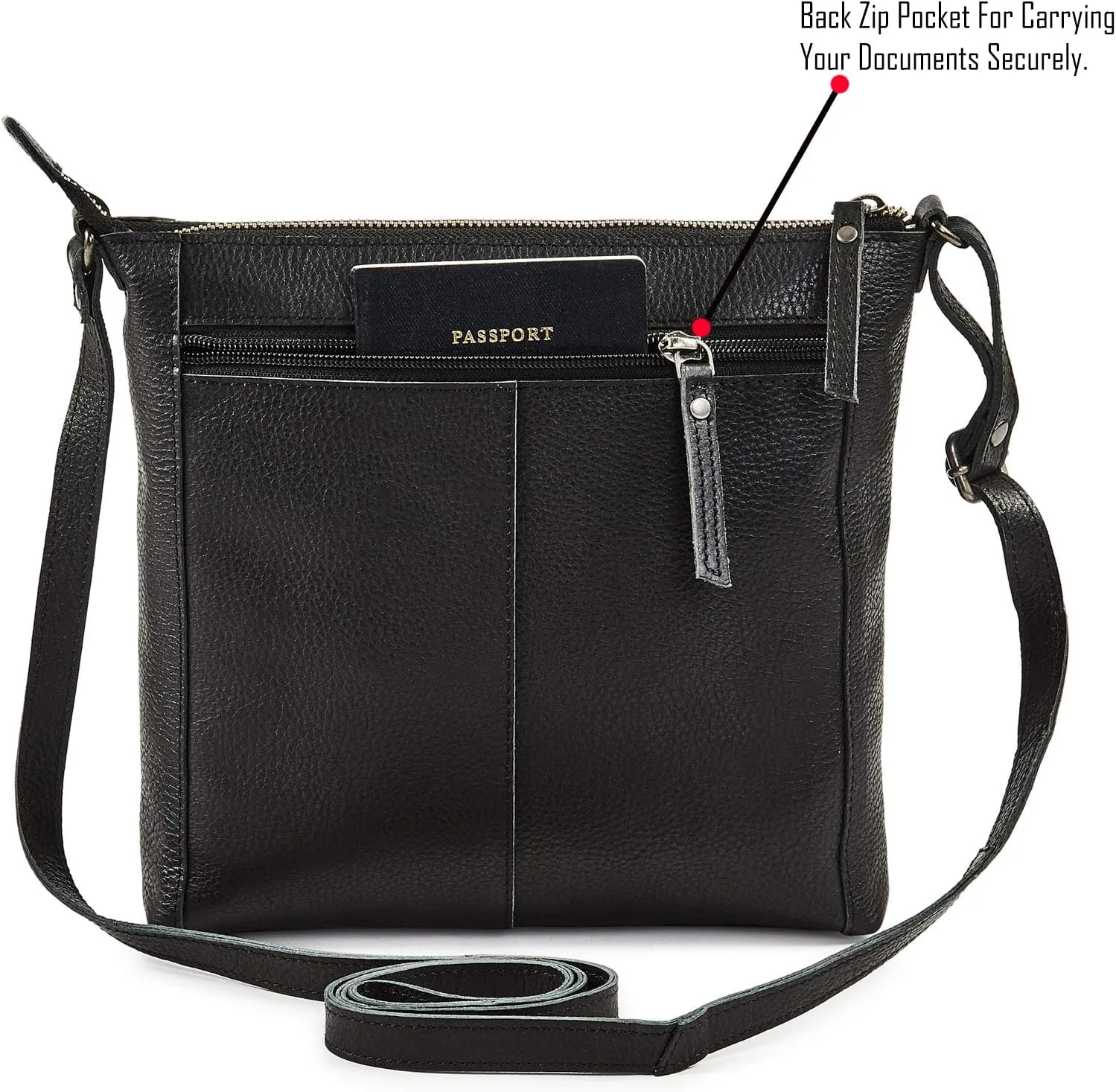 Crossbody Bag for Women Trendy Real Leather Purse Small Soft Pebbled Handbags Crossover Shoulder Pocketbook