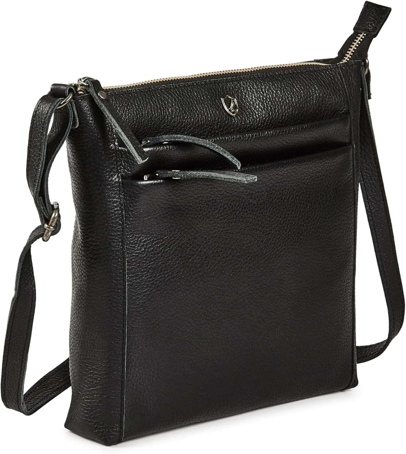 Crossbody Bag for Women Trendy Real Leather Purse Small Soft Pebbled Handbags Crossover Shoulder Pocketbook