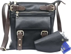 Crossbody Bags for Women Multi Pocket Shoulder Bag Soft Vegan Leather Handbag Medium Travel Purses Cross Body Bags