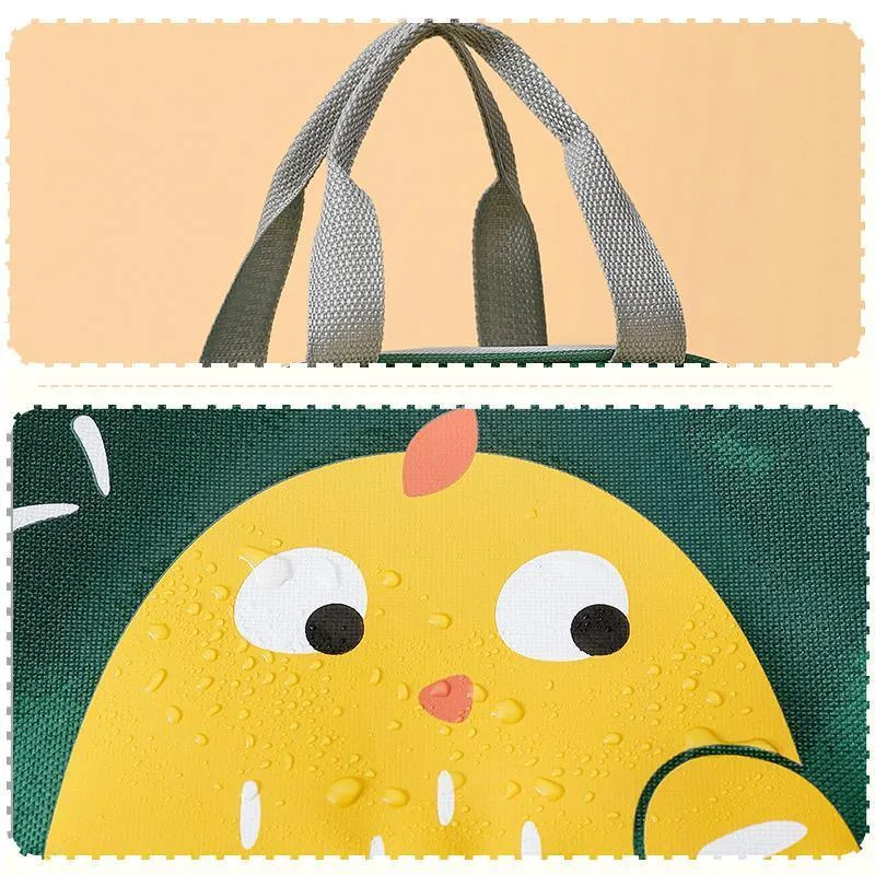 Cute Cartoon Lunch Bag Reusable Insulated School Lunch Box Cooler Tote Boy Girl