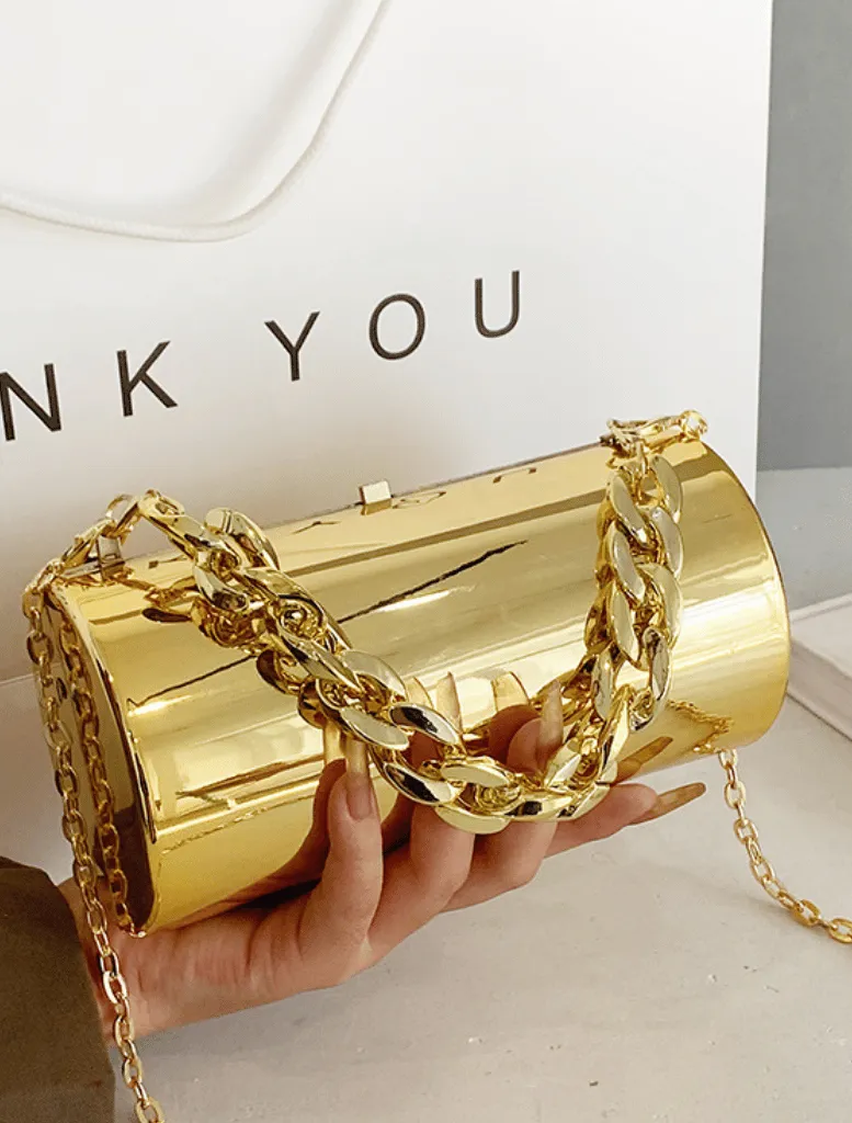 Dani Box Bag - Gold