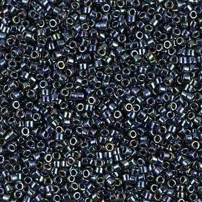 DB 05, Metallic Blue Rainbow - Miyuki Delica Beads, Size 11, 5 grams Miyuki Delica & Seed Beads
