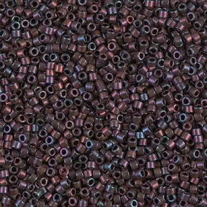 DB 1004-Cranberry Metallic, Luster, Rainbow Iris - Miyuki Delica Beads, Size 11, 5 grams - Miyuki Delica & Seed Beads - Wholesale and Retail