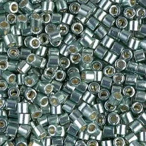 DB 1846, Duracoat-Galvanized-Dark Sea Foam Green - Miyuki Delica Beads - Size 11 - 5 grams - Japanese Cylinder Seed Beads -