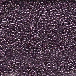 DB 1850, Duracoat Galvanized Eggplant- Miyuki Delica Beads - Size 11 - 5 grams - Japanese Cylinder Seed Beads - Retail & Wholesale