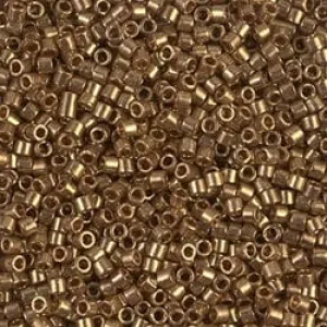 DB 22L, Metallic Light Bronze - Miyuki Delica Beads - Size 11 - 5 grams - Japanese Cylinder Seed Beads - Retail & Wholesale