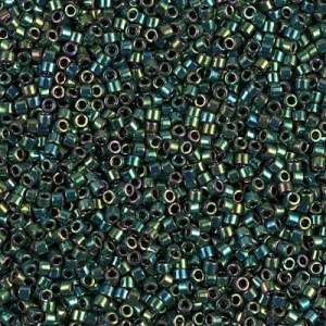 DB 27, Emerald Metallic Luster Rainbow - Miyuki Delica Beads, Size 11, 5 grams - Miyuki Delica & Seed Beads - Wholesale and Retail