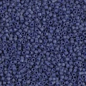 DB 377, Matte Metallic Medium Navy Blue - Miyuki Delica Beads, Size 11, 5 grams - Miyuki Delica & Seed Bead - Wholesale and Retail