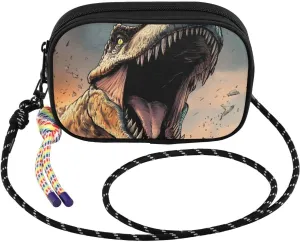 Dinosaur Roar Closeup Small Crossbody Bags for Women Cell Phone Purses Women's Shoulder Handbag Wallet Purse