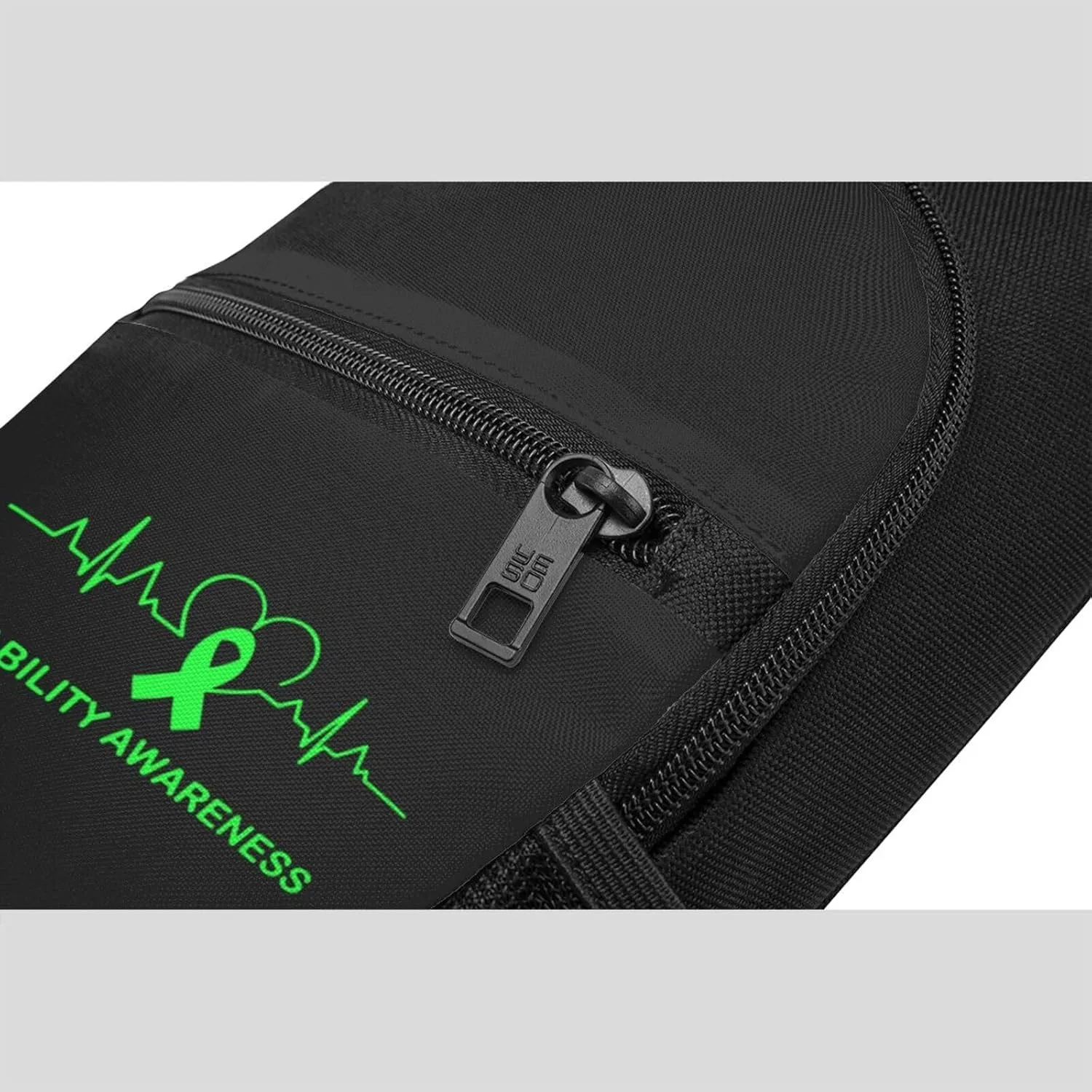 Disability Awareness Heartbeat Chest Pack Leisure Shoulder Crossbody Chest Bag
