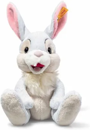 Disney Steiff Soft Cuddly Friends Original Thumper 8" Plush, White
