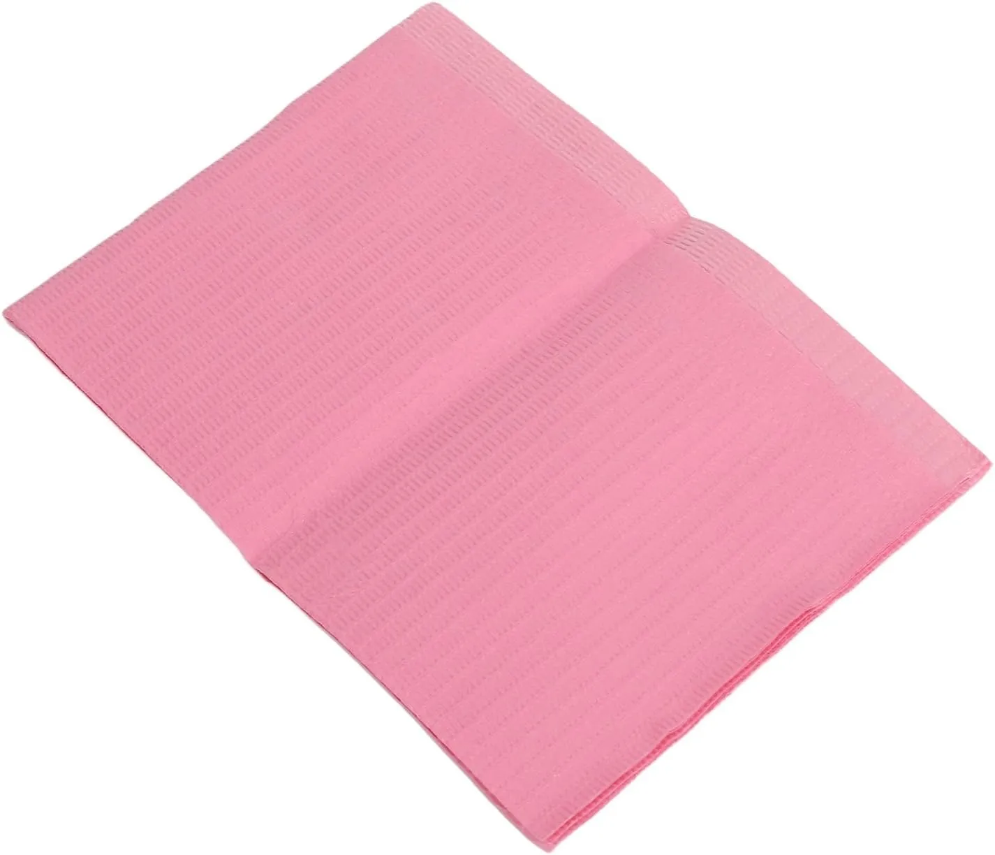 Disposable Nail Table Mat, 10 Bags Portable Disposable Nail Art Mat Absorbent Foldable Soft for Manicure (Pink)