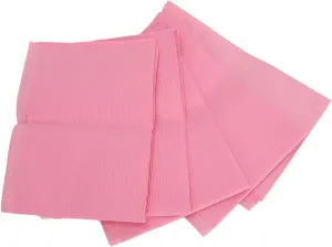 Disposable Nail Table Mat, 10 Bags Portable Disposable Nail Art Mat Absorbent Foldable Soft for Manicure (Pink)