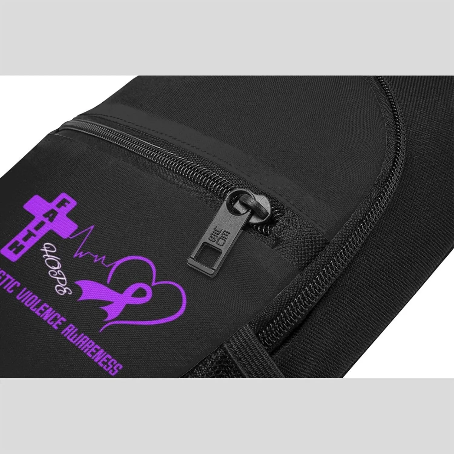 Domestic Violence Awareness Chest Pack Leisure Shoulder Crossbody Chest Bag