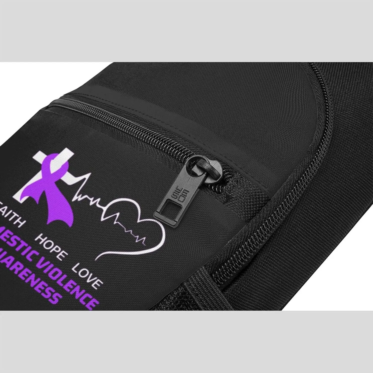 Domestic Violence Awareness Chest Pack Leisure Shoulder Crossbody Chest Bag