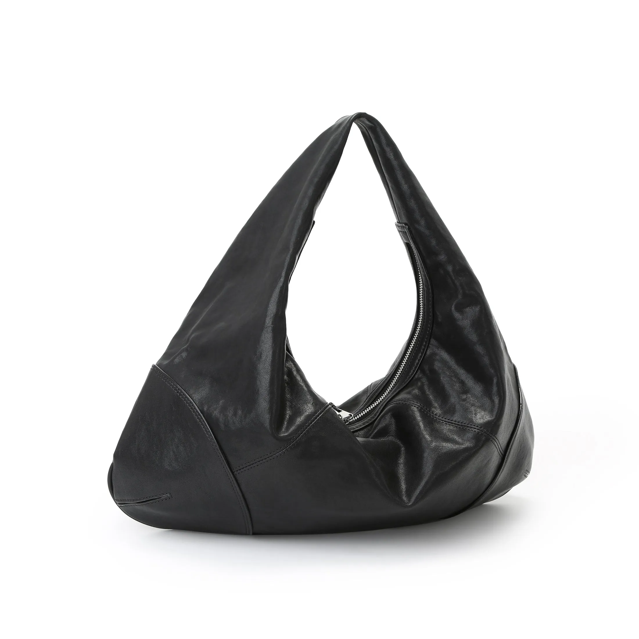 Drape Hobo Bag - Noir