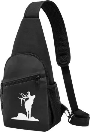 Elk Chest Pack Leisure Shoulder Crossbody Chest Bag