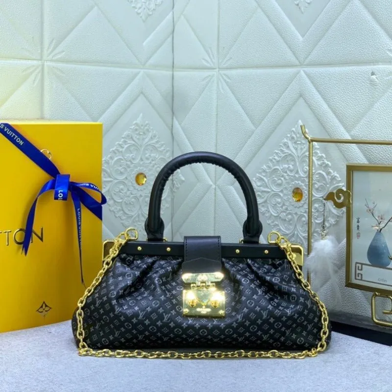 ESMEE - Monogram Clutch Black