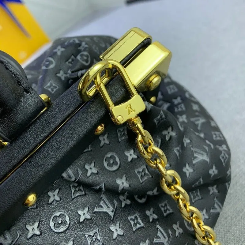ESMEE - Monogram Clutch Black