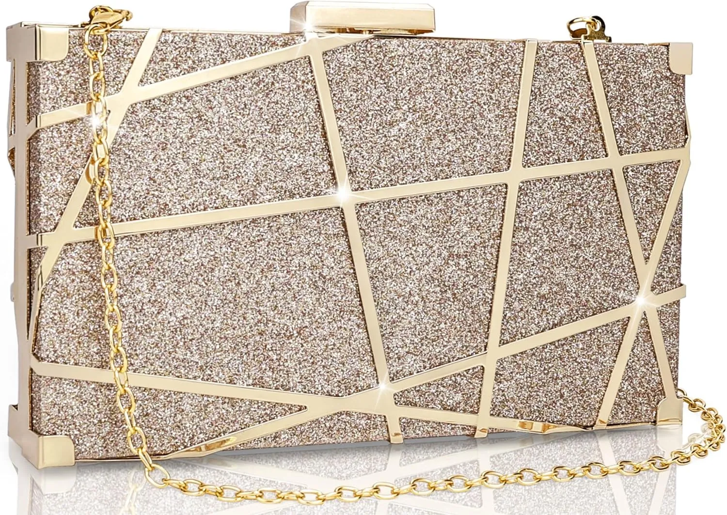 Evening Bag Small Clutch Purses Leopard Purse Formal Wedding Handbag for Women Fashion Crossbody Bags With Chain