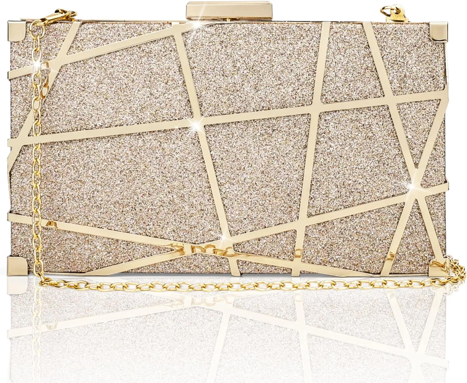 Evening Bag Small Clutch Purses Leopard Purse Formal Wedding Handbag for Women Fashion Crossbody Bags With Chain