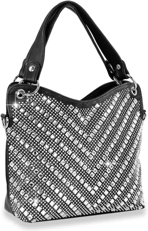Fashion Sparkling Handbag PU Bags for Women Crossbody Single Shoulder Leisure Bag