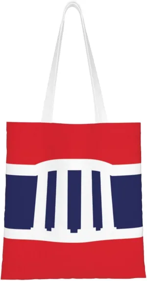 Flag Of Cole, Denver Tote Bag for Women Canvas Tote Bags Reusable Shopping Bags Use For Shopping The Tote Bag,Grocery Bags,DIY Gift Bags