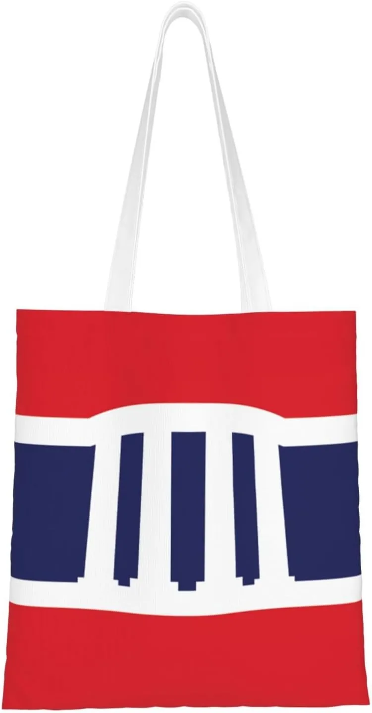 Flag Of Cole, Denver Tote Bag for Women Canvas Tote Bags Reusable Shopping Bags Use For Shopping The Tote Bag,Grocery Bags,DIY Gift Bags