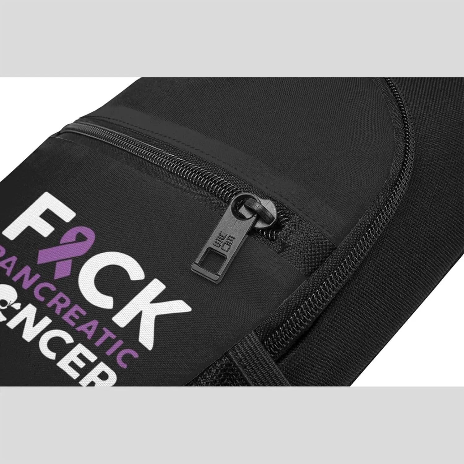 Fuck Pancreatic Cancer Chest Pack Leisure Shoulder Crossbody Chest Bag