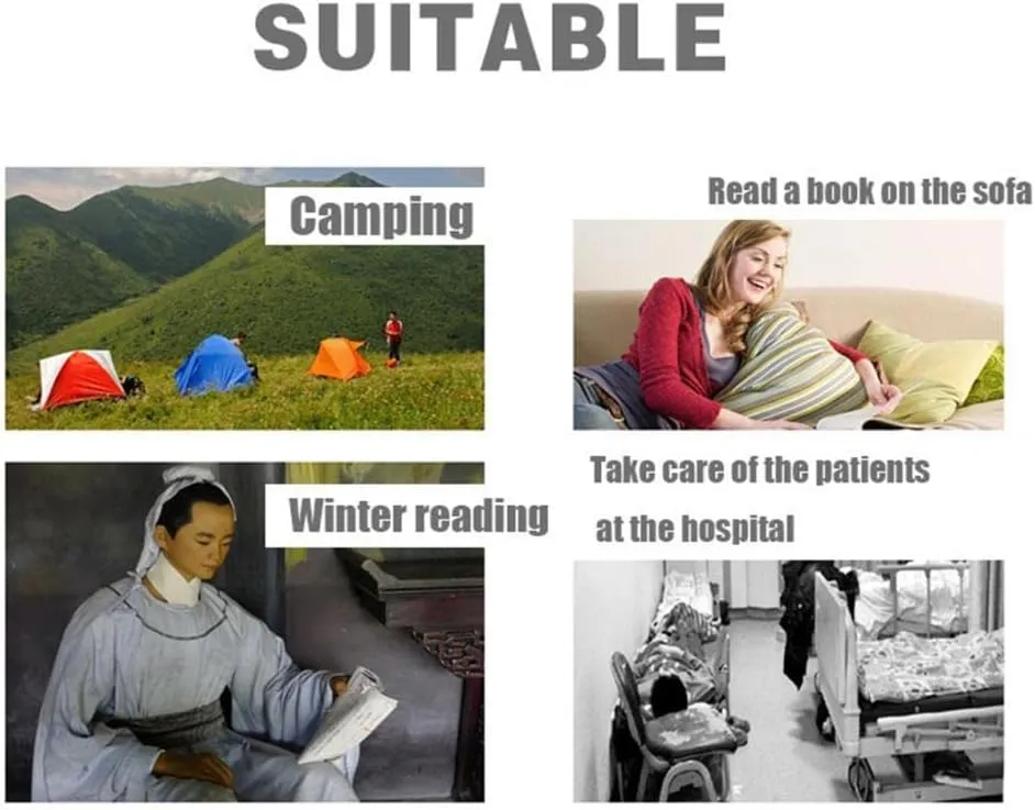 Full Body Wearable Sleeping Bag for Travel, Camping, Accompany Patient