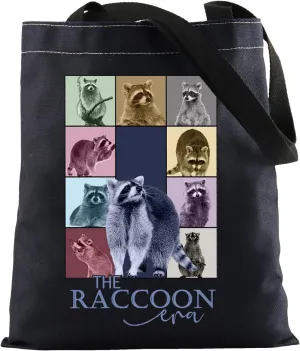Funny Raccoon Era Tote Bag - Raccoon Lovers Handbag, Animal Print, Trash Panda Gift