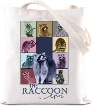 Funny Raccoon Era Tote Bag - Raccoon Lovers Handbag, Animal Print, Trash Panda Gift