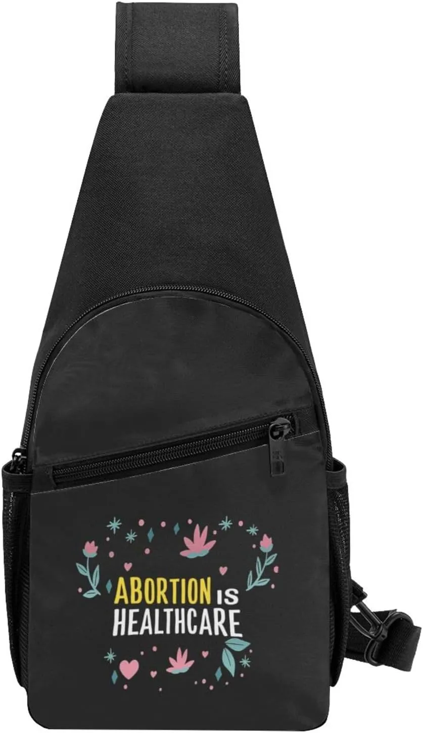 GERRIT Abortion Is Healthcare Chest Pack Leisure Shoulder Crossbody Chest Bag