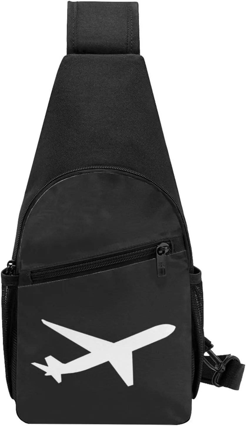 GERRIT Airplane Chest Pack Leisure Shoulder Crossbody Chest Bag