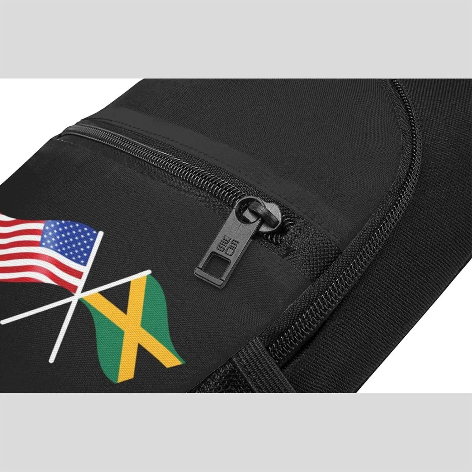 GERRIT American And Jamaica Flag Chest Pack Leisure Shoulder Crossbody Chest Bag