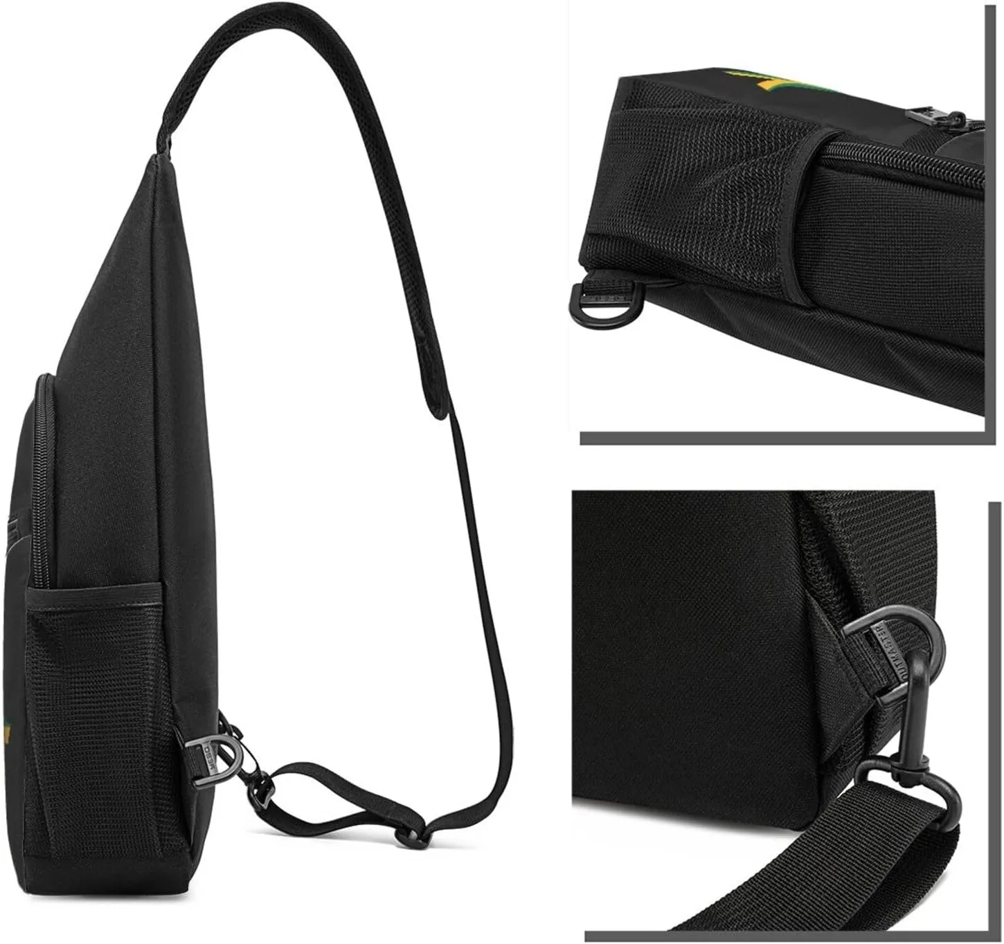 GERRIT American And Jamaica Flag Chest Pack Leisure Shoulder Crossbody Chest Bag