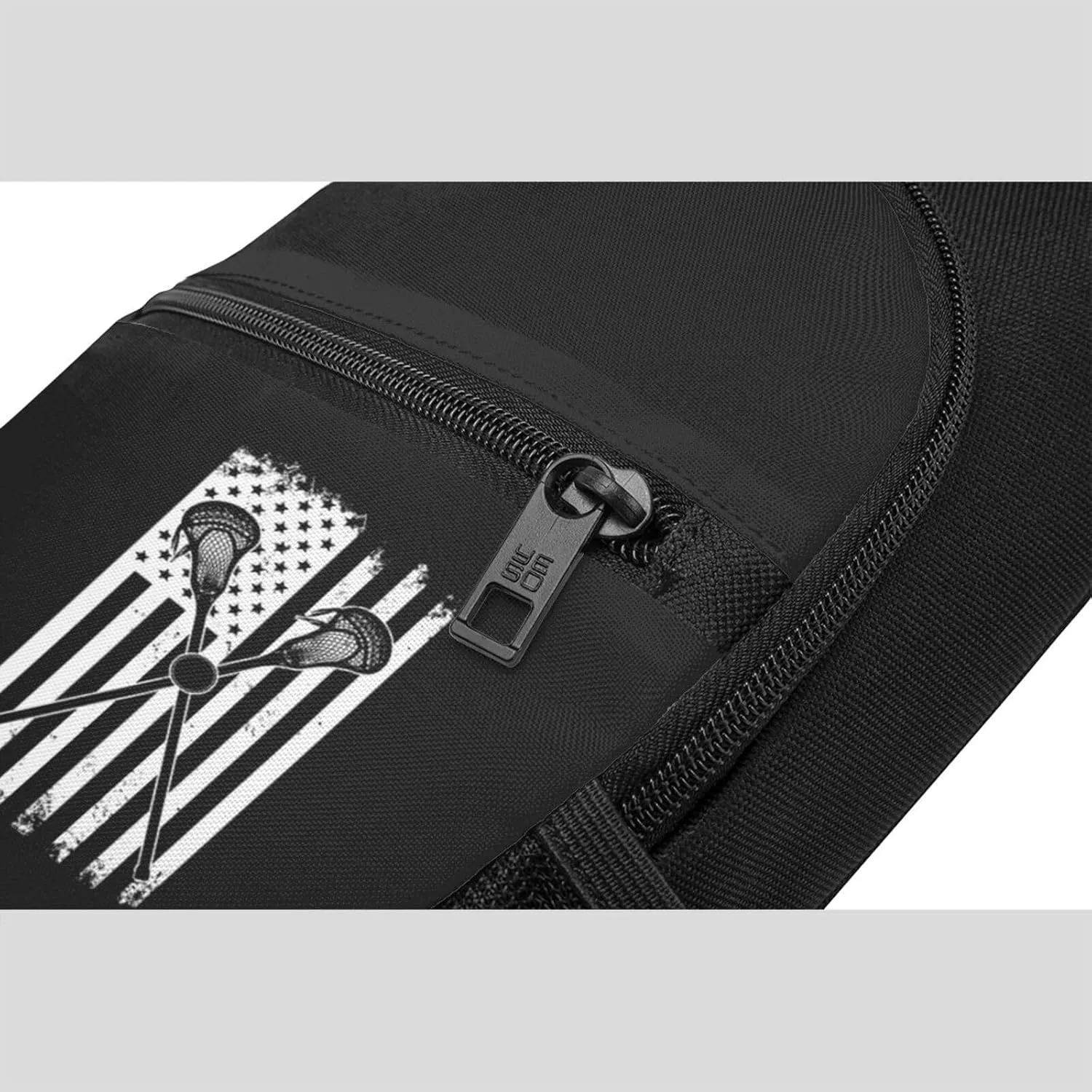 GERRIT American Flag Lacrosse Chest Pack Leisure Shoulder Crossbody Chest Bag