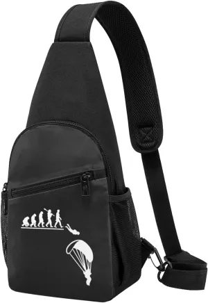 GERRIT Evolution of Skydiving Chest Pack Leisure Shoulder Crossbody Chest Bag