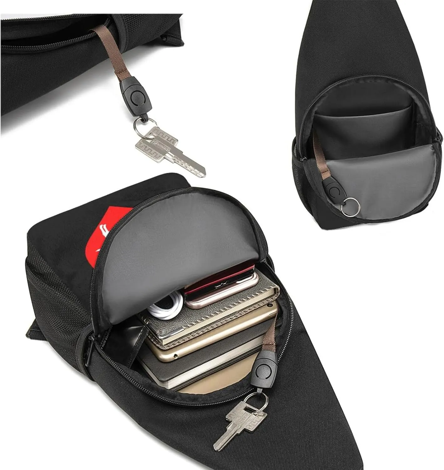 GERRIT Mama Goat Chest Pack Leisure Shoulder Crossbody Chest Bag