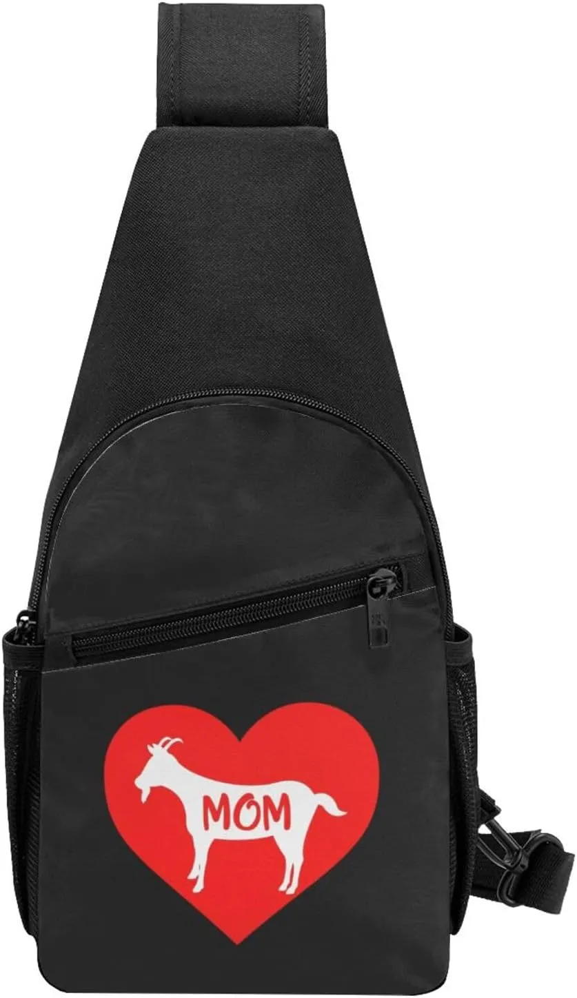 GERRIT Mama Goat Chest Pack Leisure Shoulder Crossbody Chest Bag