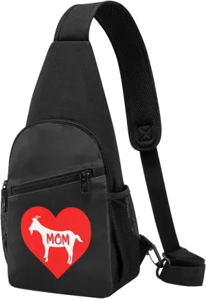 GERRIT Mama Goat Chest Pack Leisure Shoulder Crossbody Chest Bag