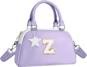 Girls Purse Crossbody Bag, Personalized Birthday Gifts, Kids Skin Care Bag for Ages 4-12 girls, Party Favors Dress Up bag for girls, Handbag-light purple-Z