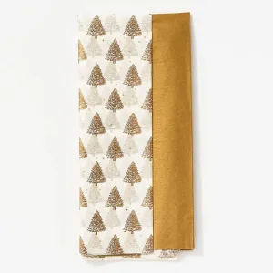 Gold Trees & Gold Tissue Paper