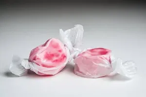 Gourmet Soft and chewy Salt Water Taffy Candies - Individually Wrapped - Bulk bags (Pomegranate, 5 Pound (Pack of 1))