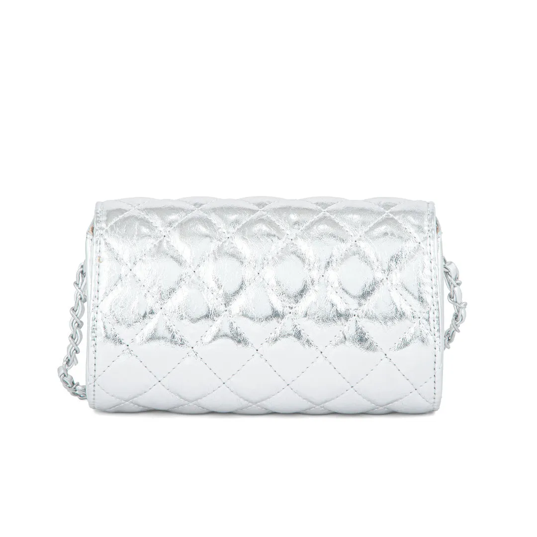 Grey Formal Clutch P24114