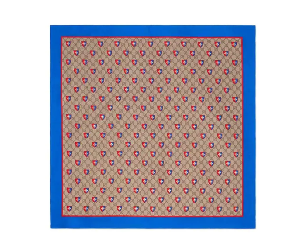 Gucci Scarf with Bee Supreme Crest Customizable options Giveaway offer